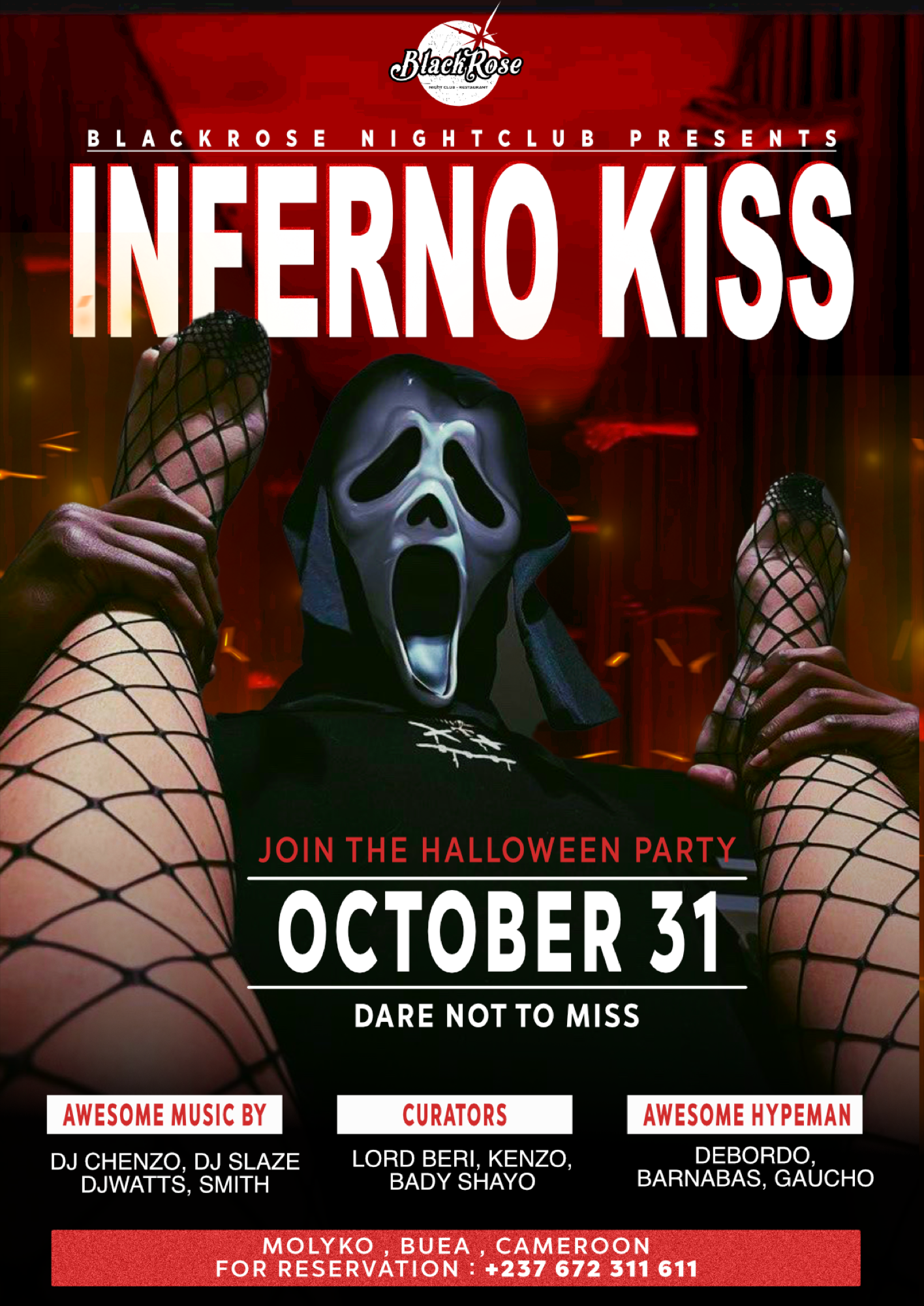 Inferno Kiss flyer