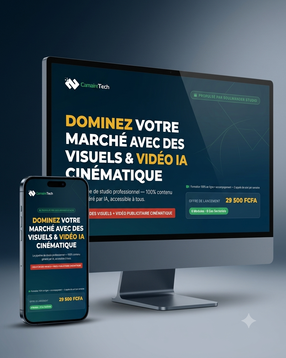 Formation L’Usine à Vidéos IA — accessible sur ordinateur et mobile
